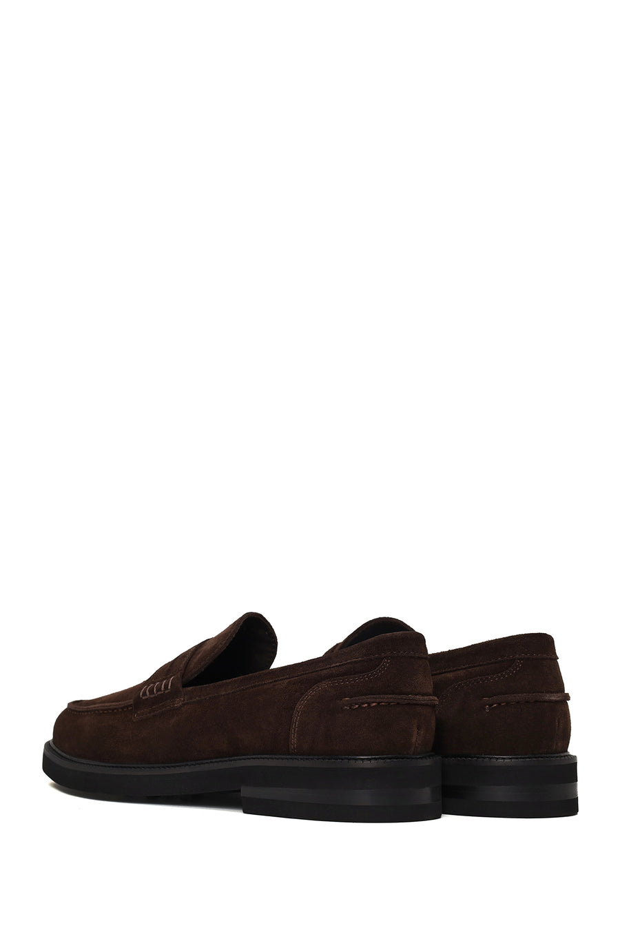 Erkek Kahverengi Süet Deri Casual Loafer