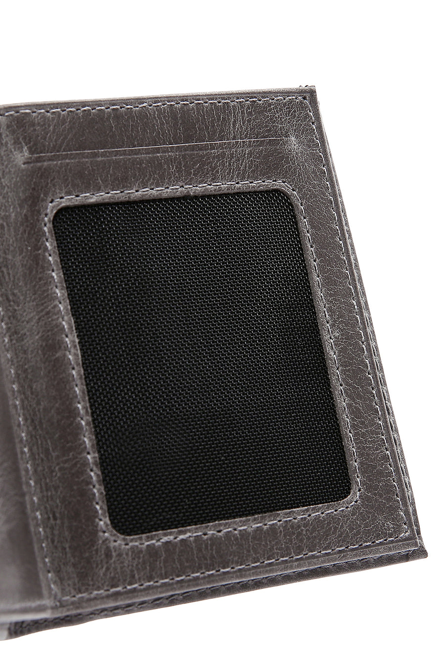 Men's Gray Leather Wallet