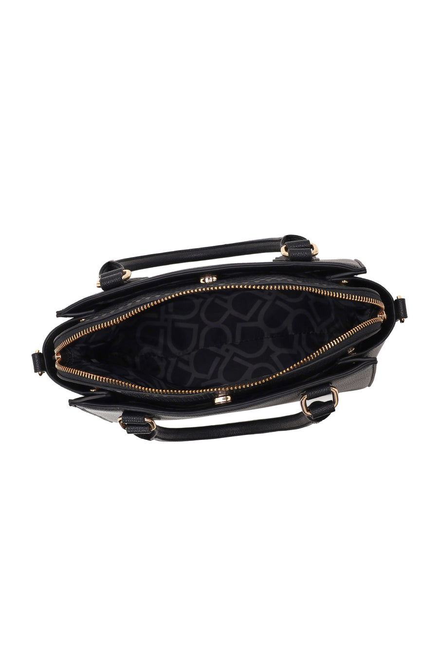 Woman Black Long-Strap Classic Shoulder Bag