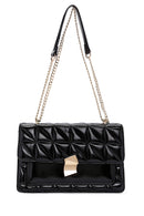 Women's Black Long Strap Quilted Handbag | Derimod