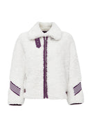 Meribel Women's White*purple Coat | Derimod