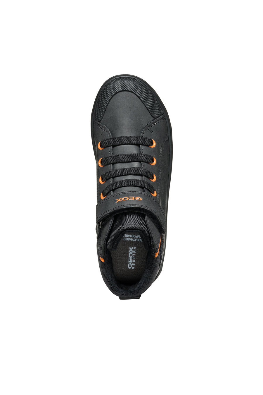 Geox Boy Black High-Top Sneakers