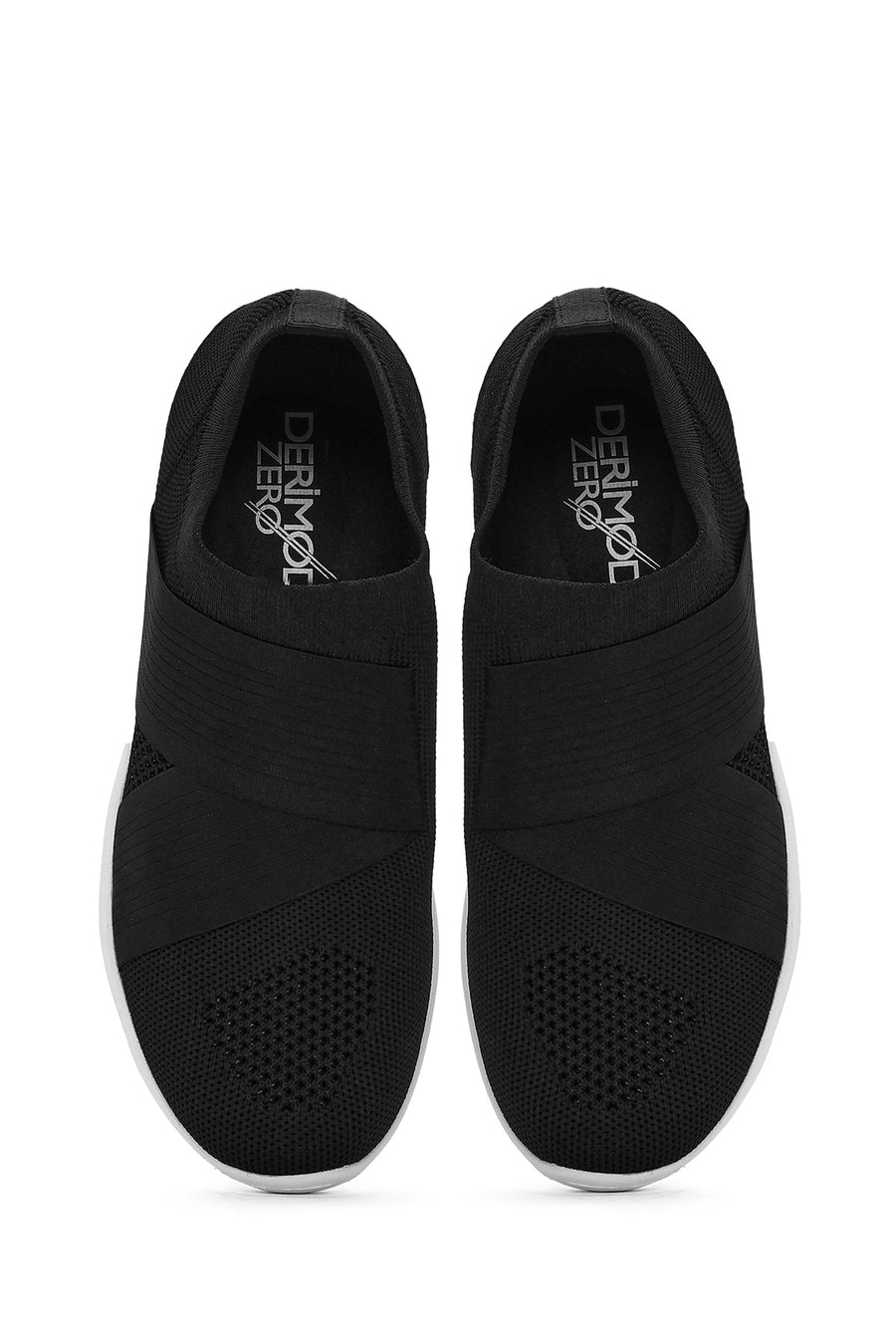 Derimod Zero Women's Black Fabric Sneakers