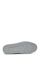 Men's Gray Suede Leather Sneaker | Derimod