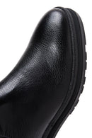 Men's Black Leather Chelsea Boots | Derimod