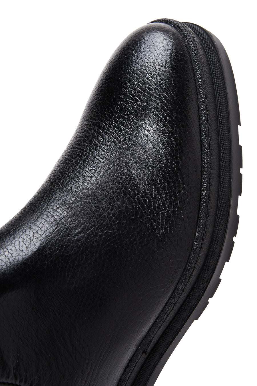 Men's Black Leather Chelsea Boots