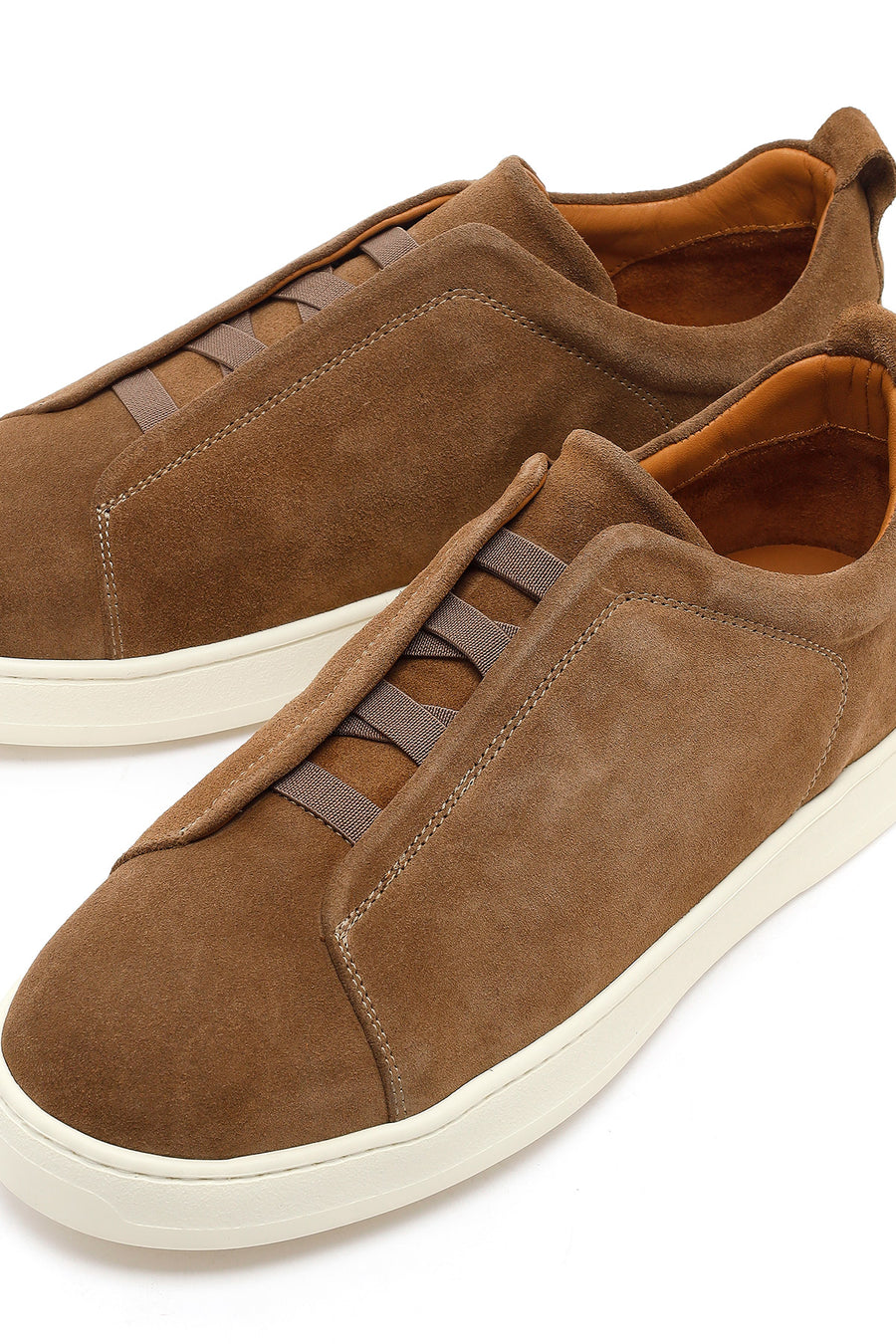 Men's Tan Suede Leather Sneaker