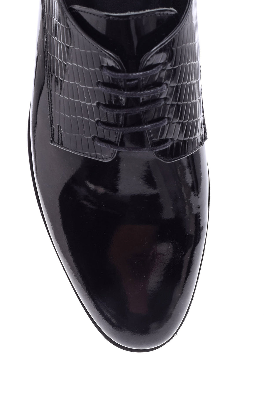 Men's Crocodile Detailed Classic Shoes