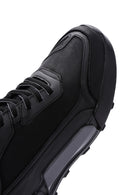 Men's Black Nubuck Leather Boots | Derimod