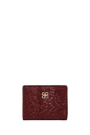 Women's Claret Red Printed Wallet | Derimod
