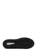 Derimod Zero Erkek Siyah Bağcıklı Kalın Tabanlı Kumaş Sneaker | Derimod