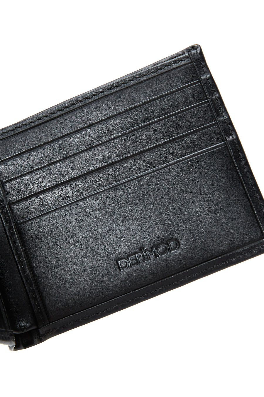 Men's Black Leather Casual Wallet
