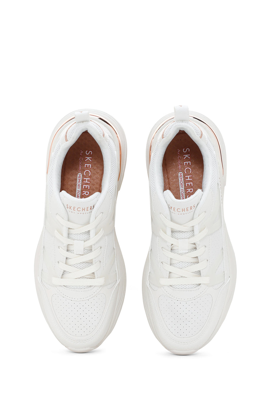Skechers Kadın Beyaz Hazel - Faye Kalın Tabanlı Sneaker