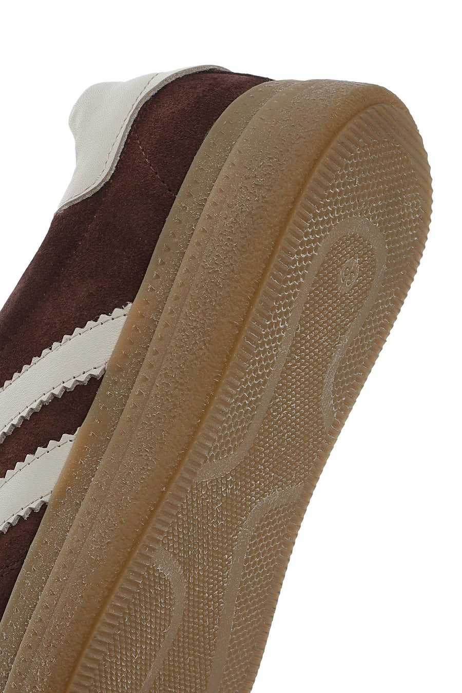 Woman Brown Lace-Up Suede Leather Sneaker
