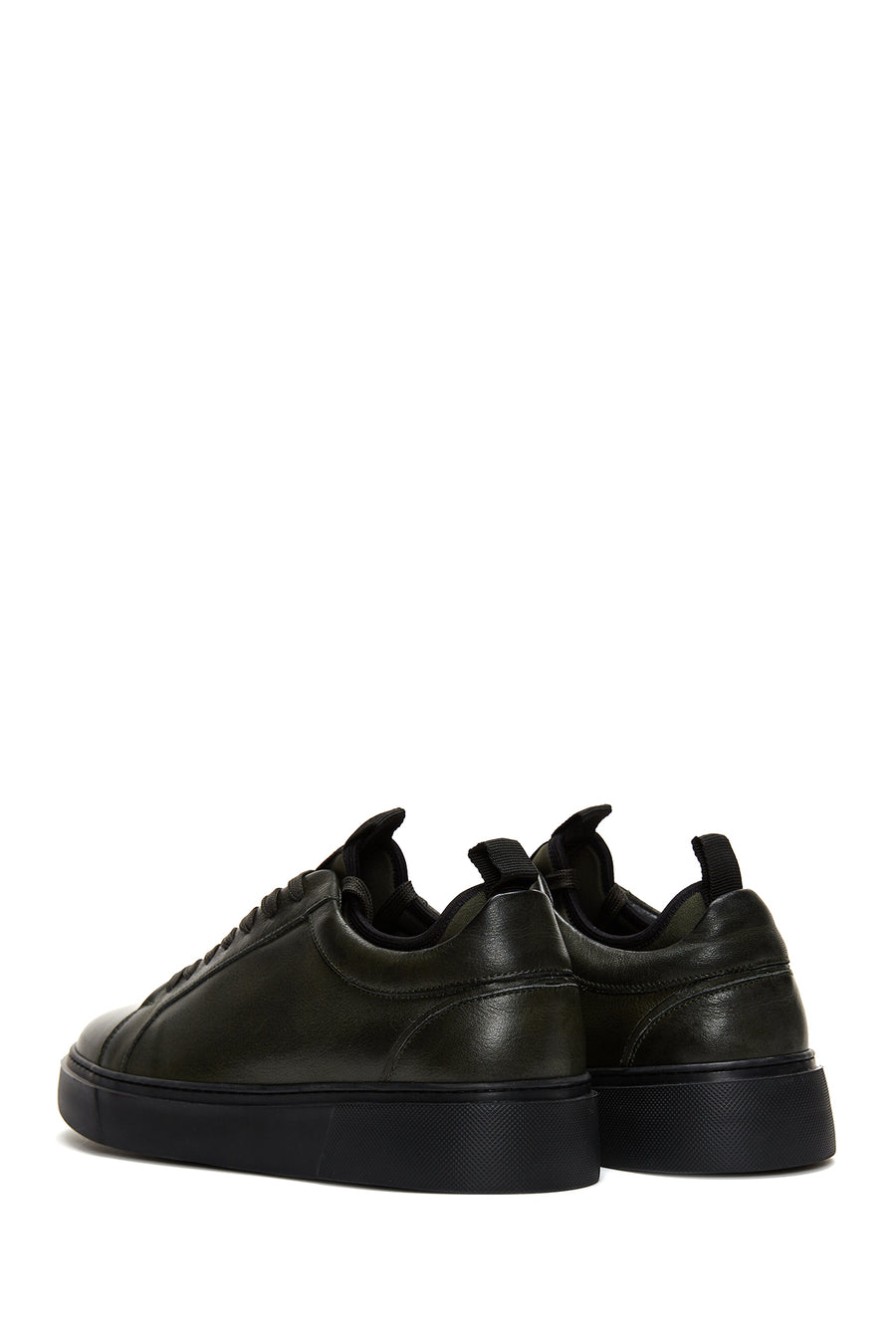 Men's Green Leather Sneaker
