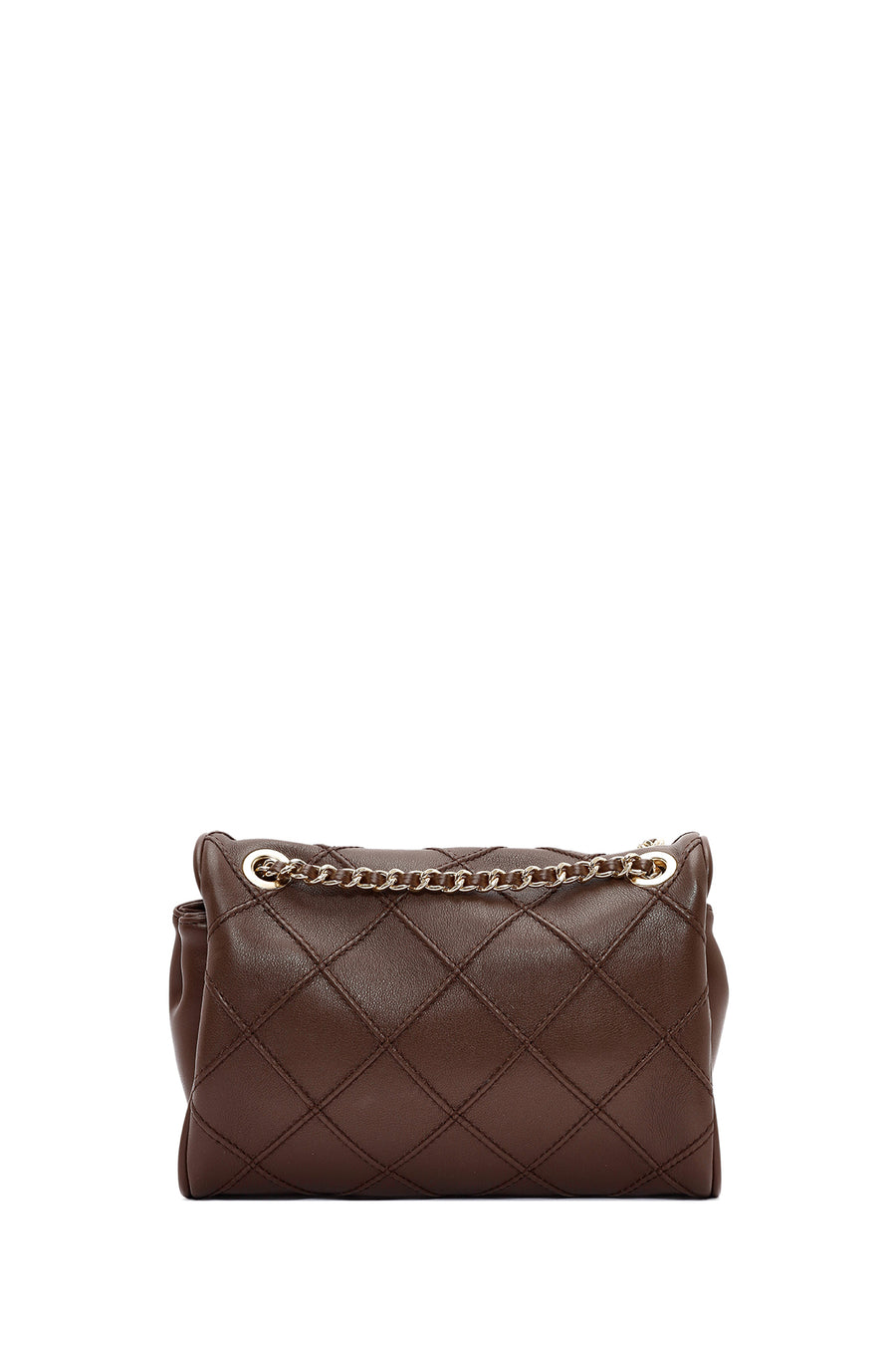 Women's Brown Long Strap Printed Handbag