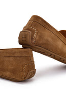 Erkek Taba Süet Deri Loafer | Derimod