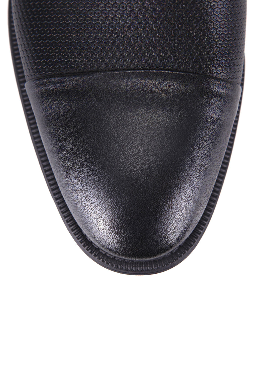 Rubber Sole Men's Leather Shoes