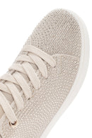 Derimod Zero Women's Beige Stone Thick Soled Sneaker | Derimod