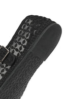 Women's Black Buckle Espadrilles | Derimod