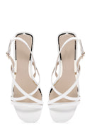 Women's White Heeled Sandals | Derimod