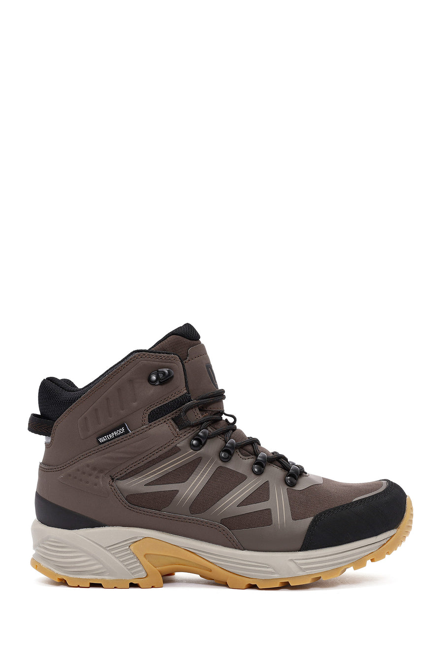 Derimod Dry Men's Brown Laced Waterproof Leather Outdoor Boots 24WFD694214 | Derimod