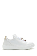 Women's Leather Buckle Detailed Sneaker | Derimod