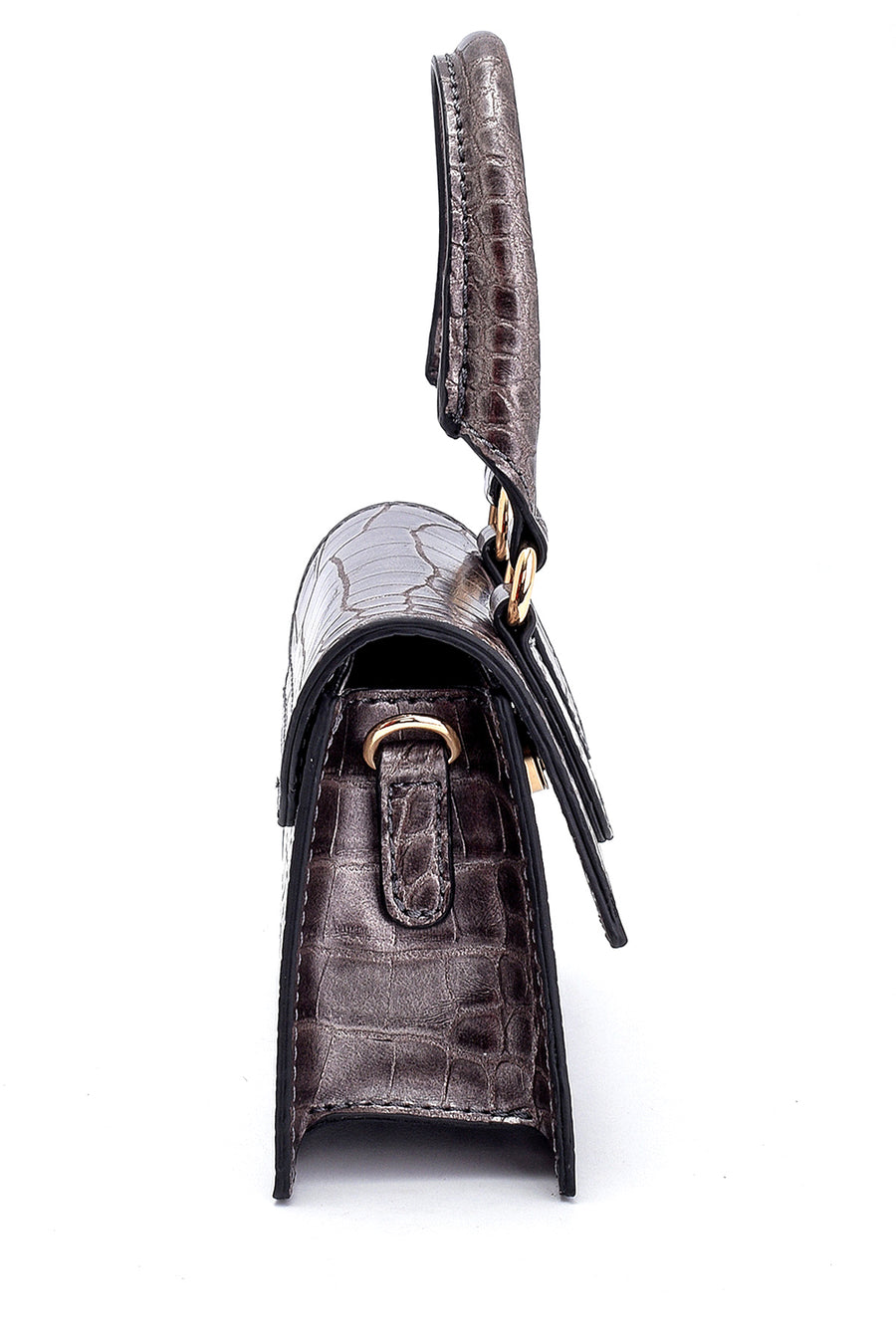 Women's Crocodile Patterned Mini Handbag