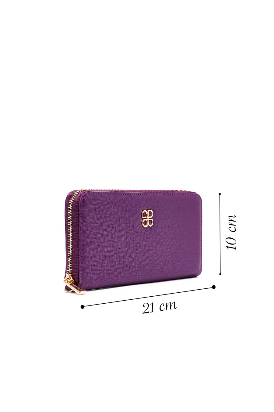 Women's Purple Strap Detailed Wallet