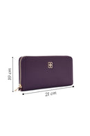 Women's Purple Strap Detailed Wallet | Derimod