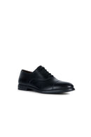 Geox Erkek Siyah Decio Bağcıklı Deri Klasik Ayakkabı | Derimod