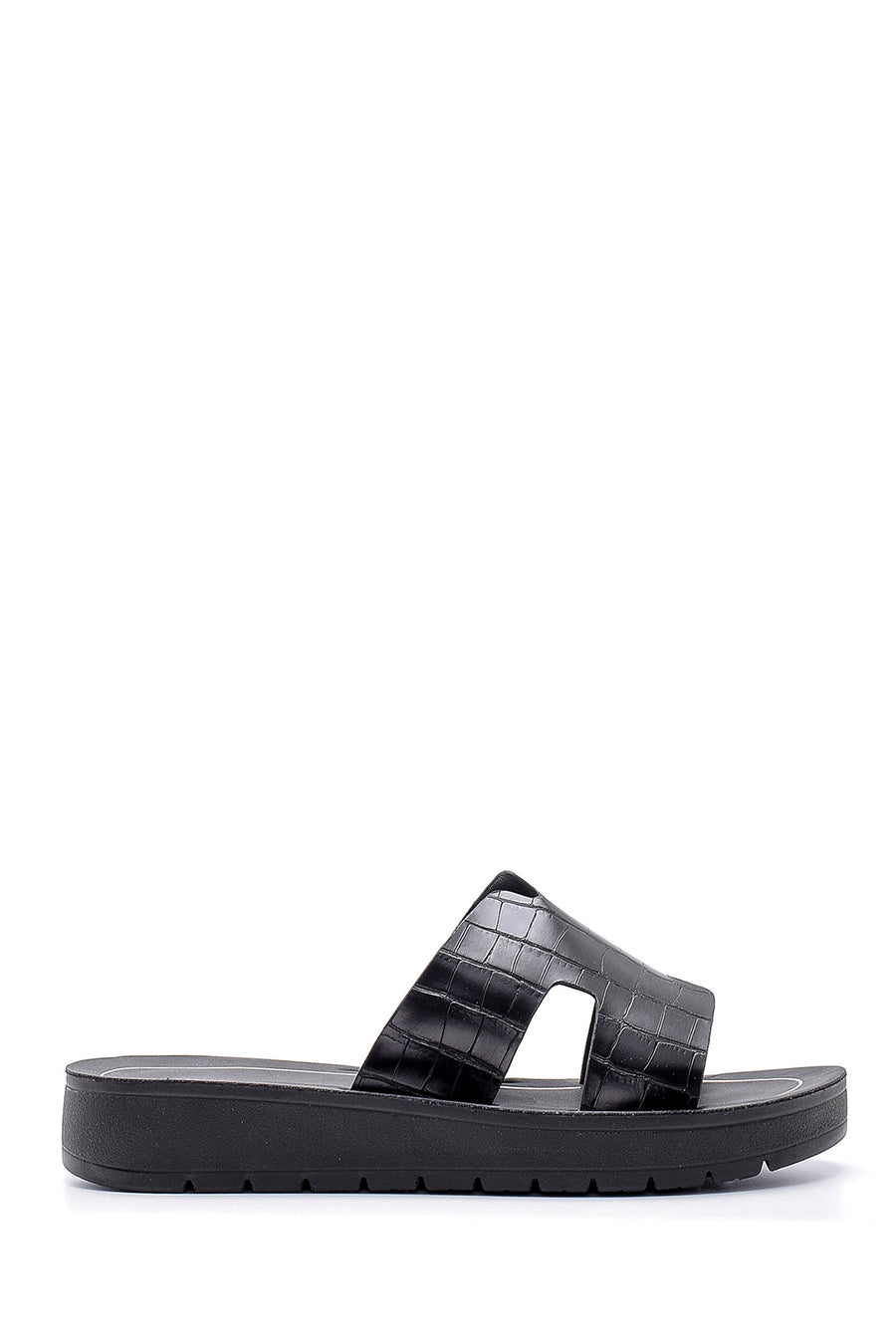 Women's Crocodile Pattern Slippers 20SFE2780E3 | Derimod