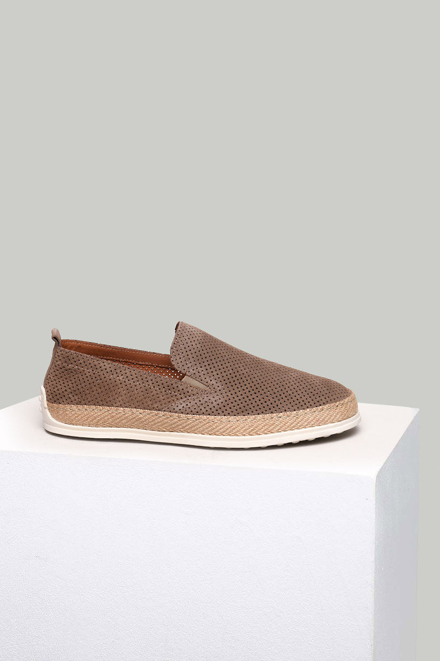 Mink Suede Leather Men's Espadrilles