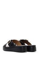 Women's Black Thick Soled Comfort Slippers | Derimod