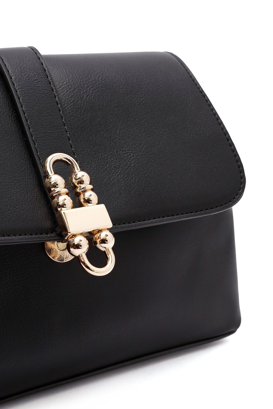 Women's Black Long Strap Shoulder Bag