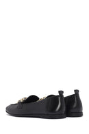 Women's Black Masculine Loafer | Derimod