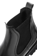 Men's Black Leather Boots | Derimod