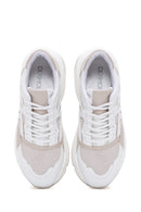 Women's Beige Thick Soled Sneaker | Derimod