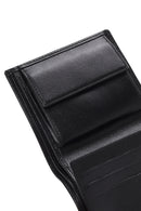 Men's Black Leather Wallet | Derimod