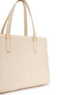 Women's Cream Long Strap Classic Handbag | Derimod