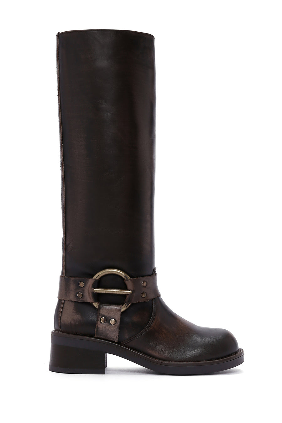 Women's Brown Leather Boots 23WFD193018 | Derimod