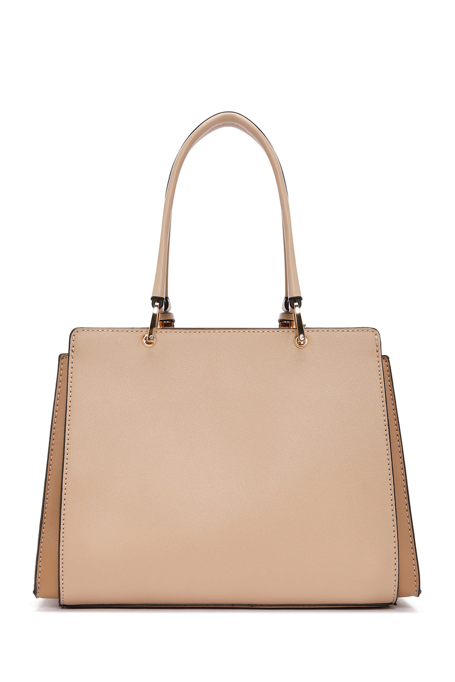 Women's Beige Long Strap Classic Handbag