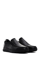 Men's Black Leather Comfort Casual Loafer | Derimod