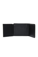 Men's Black Leather Wallet | Derimod