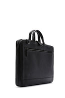 Men's Black Leather Briefcase | Derimod