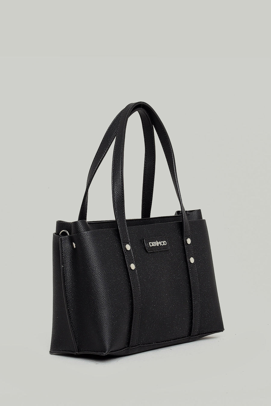 Women's Shoulder Bag with Staple Detail