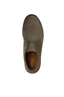 Geox Men's Gray Spherica Ecub-1 Lace-Up Suede Leather Casual Shoes | Derimod