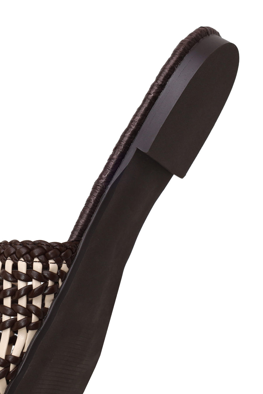 Woman Brown Braided Slipper