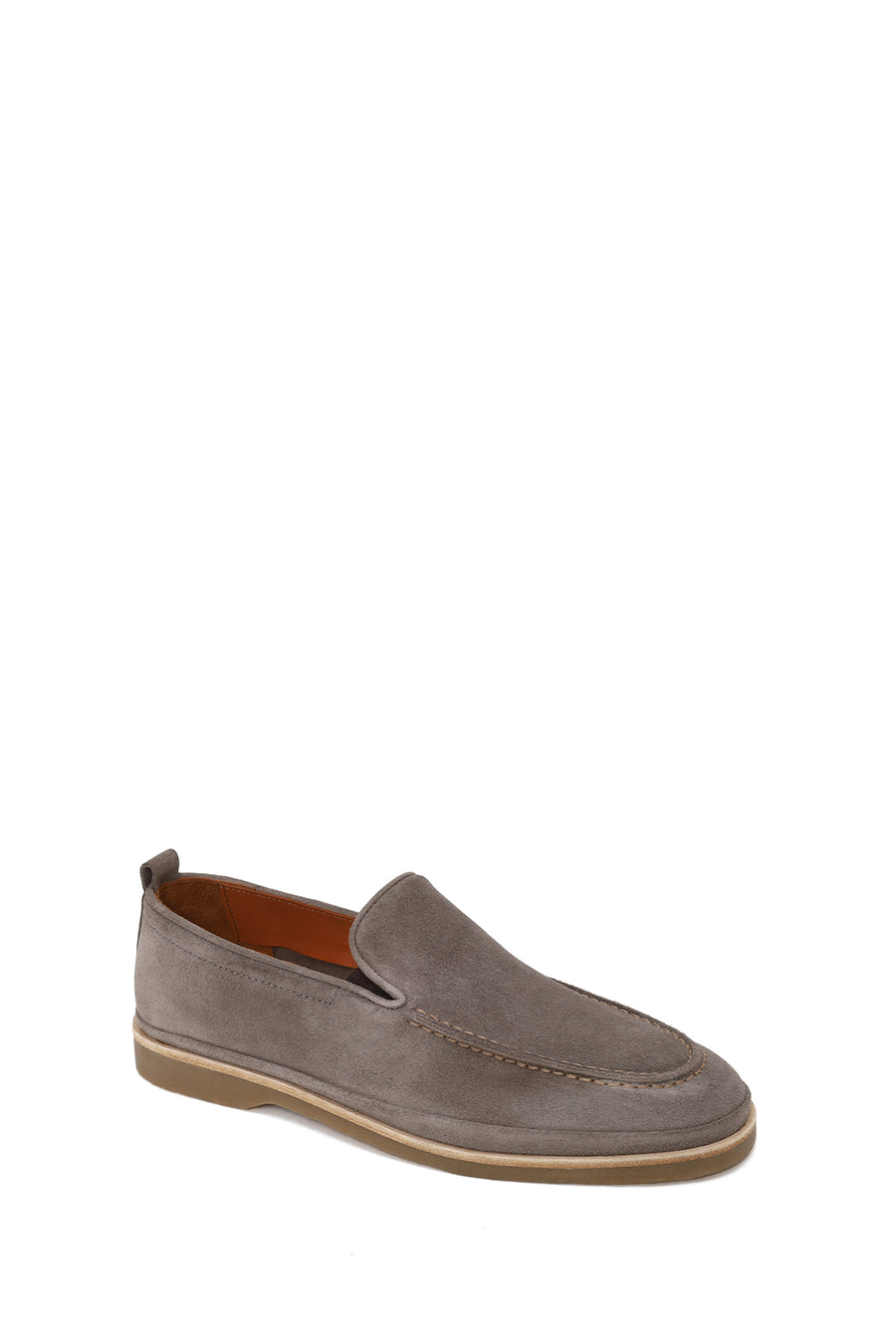Erkek Vizon Süet Deri Casual Loafer