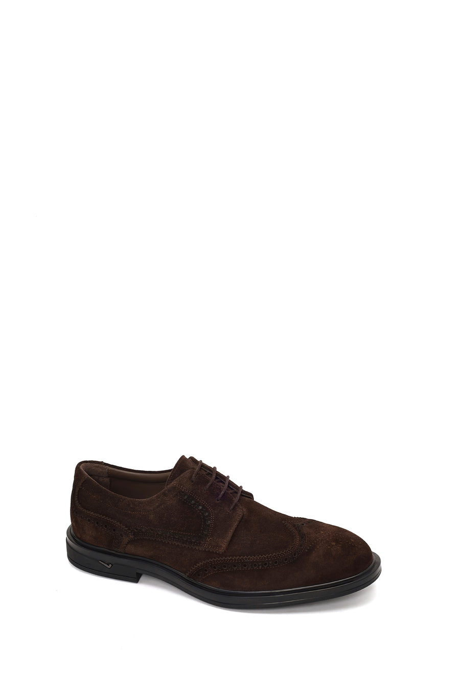 Male Brown Lace-Up Suede Casual Shoes